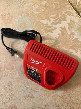 Milwaukee M12 Red Battery Charger - Compact Corded Charger